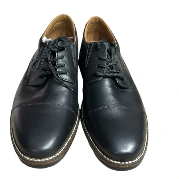 Rieker men shoes,black,NEW,leather cap Oxford size  11.5, reg 170$ - Picture 6 of 15